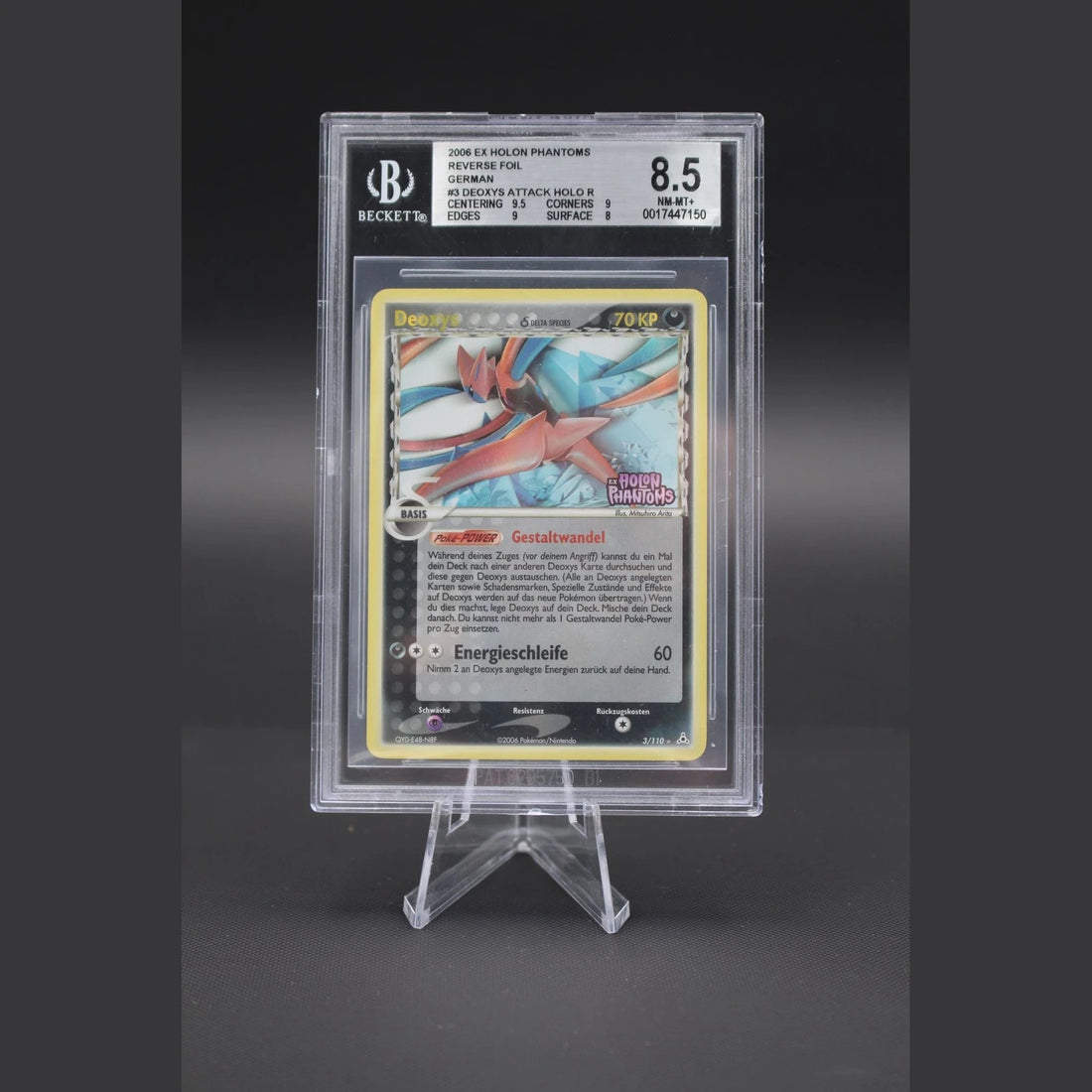 Deoxys · EX Holon Phantoms · 3/110 · Deutsch · BGS 8.5 - Bild 1