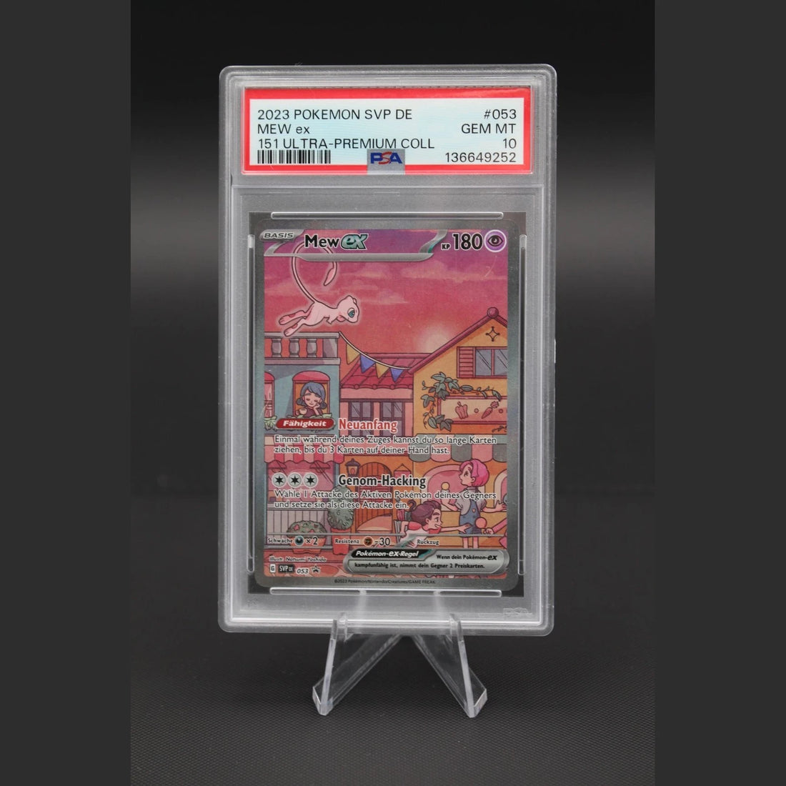 Mew ex · 151 Ultra-Premium Collection · SVP 053 · Deutsch · PSA 10 - Bild 1