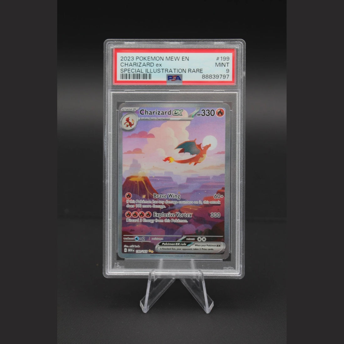 Charizard ex · 151 · 199/165 · Englisch · PSA 9 - Bild 1