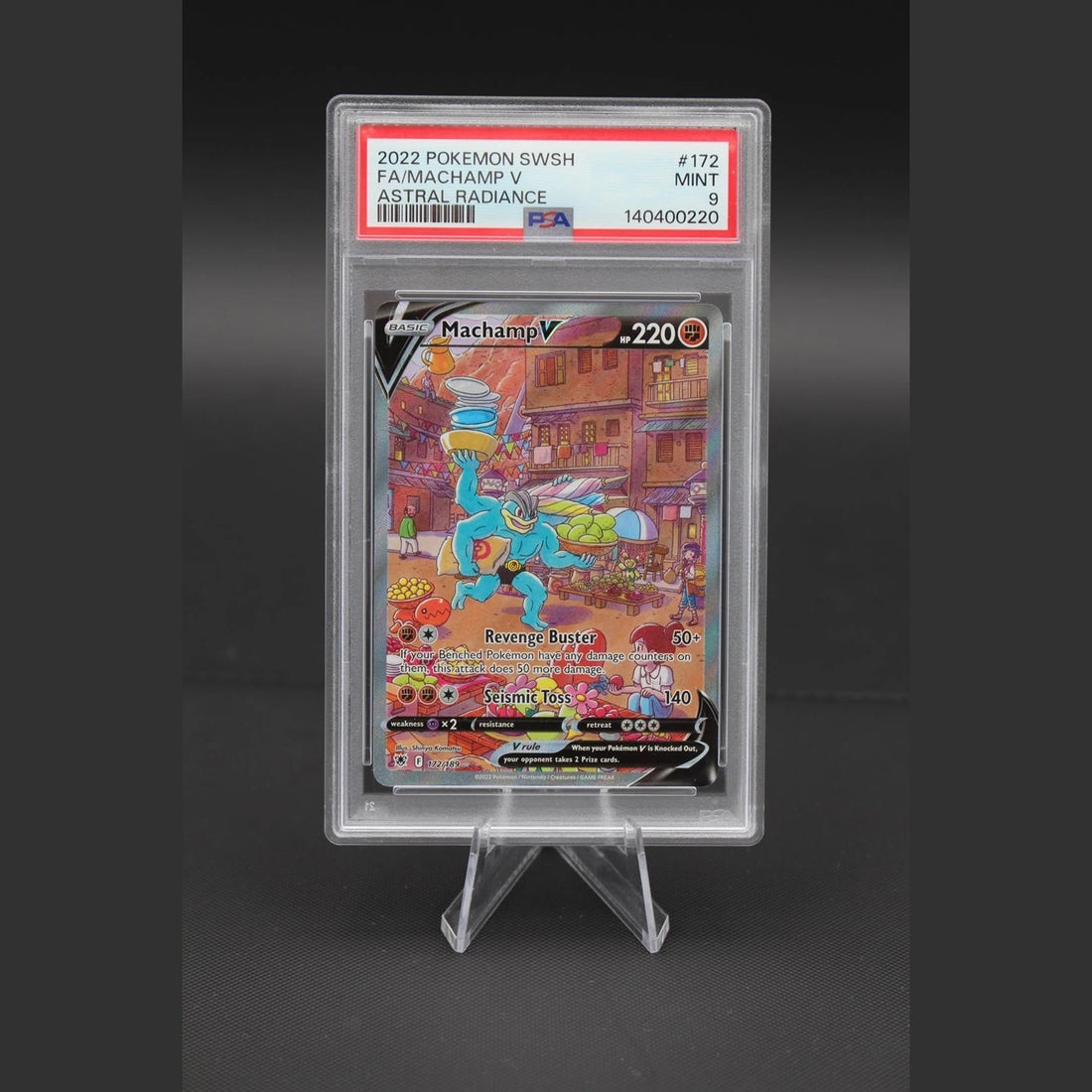 Machamp V · Astral Radiance · 172/189 · Englisch · PSA 9 - Bild 1