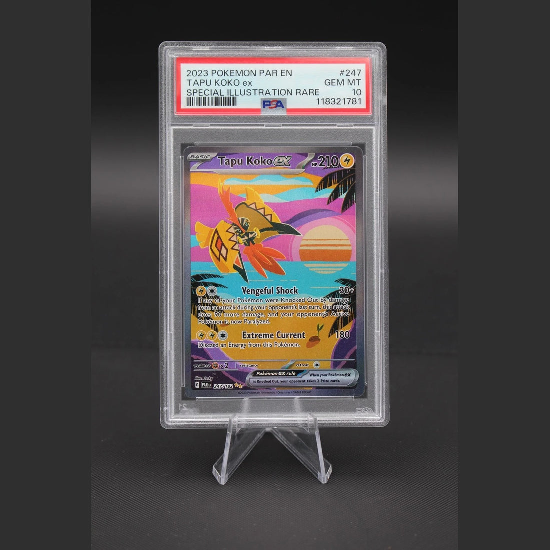 Tapu Koko ex · Paradox Rift · 247/182 · Englisch · PSA 10 - Bild 1