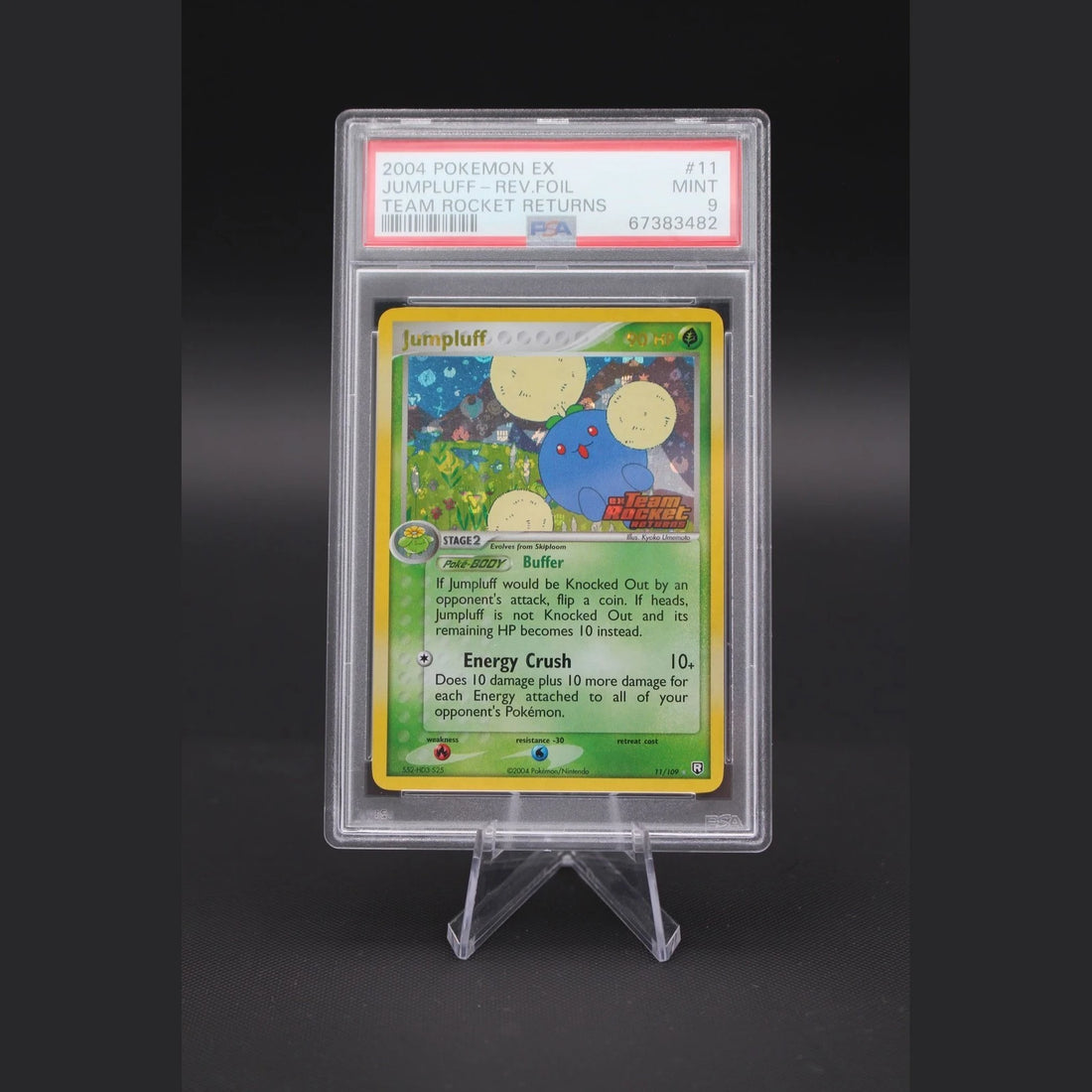 Jumpluff · Team Rocket Returns · 11/109 · Englisch · PSA 9 - Bild 1