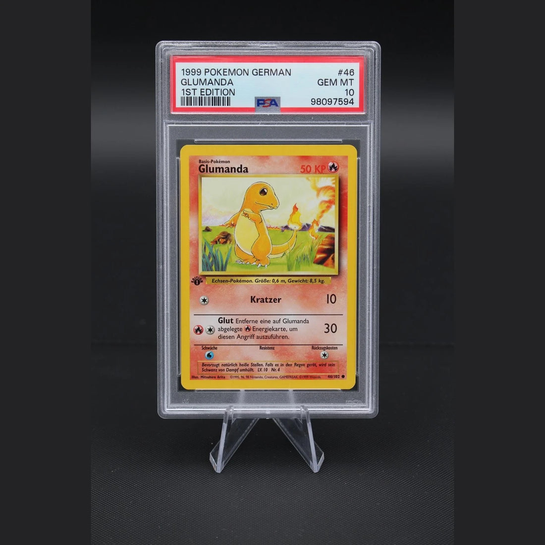 Glumanda · Basis · 46/102 · Deutsch · PSA 10 - Bild 1