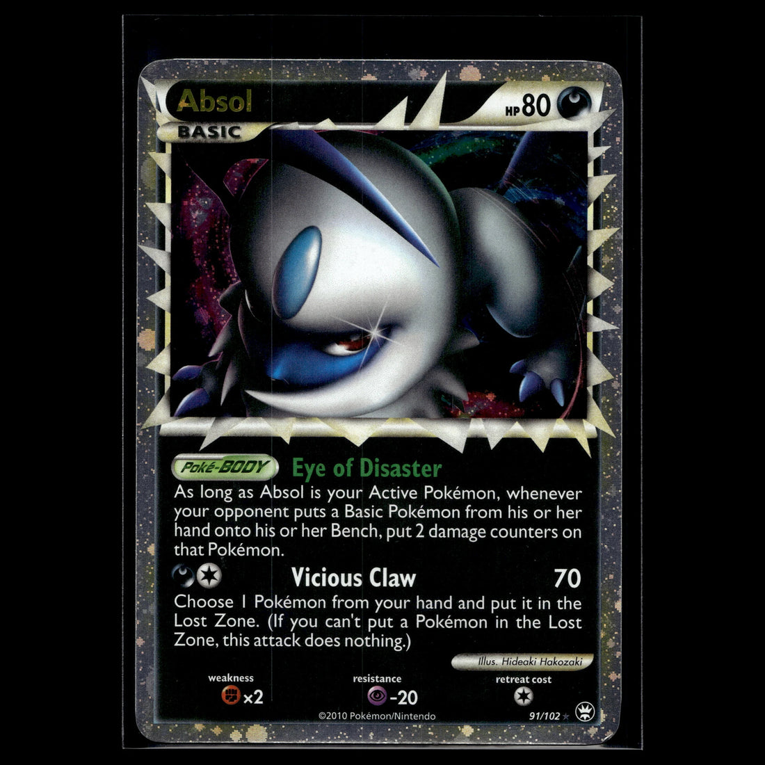Absol Holo · HS Triumphant · 91/102 · Englisch · (Excellent+) - Bild 1