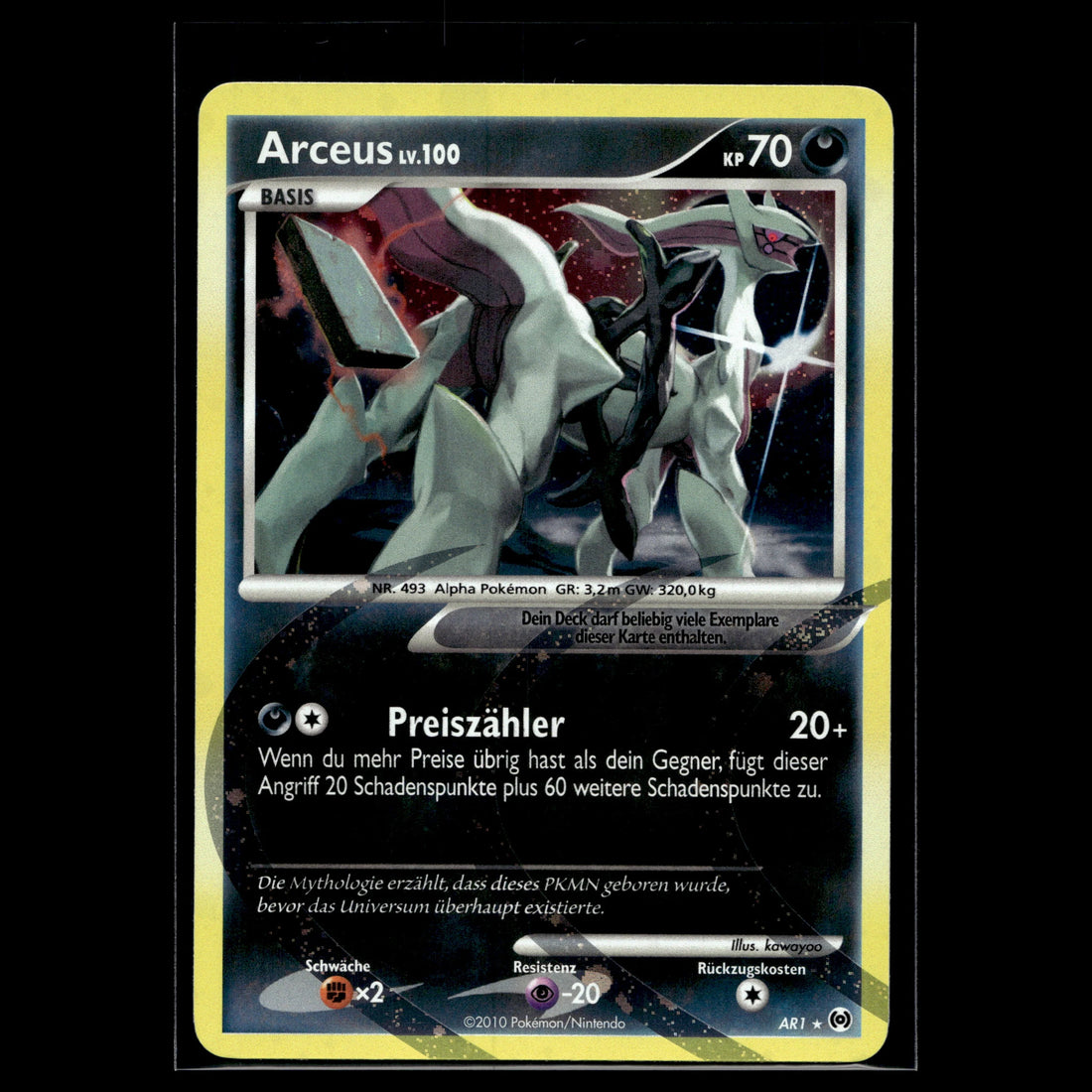 Arceus LV.100 Holo · Platin · AR1 · Deutsch · (Near Mint-) - Bild 1