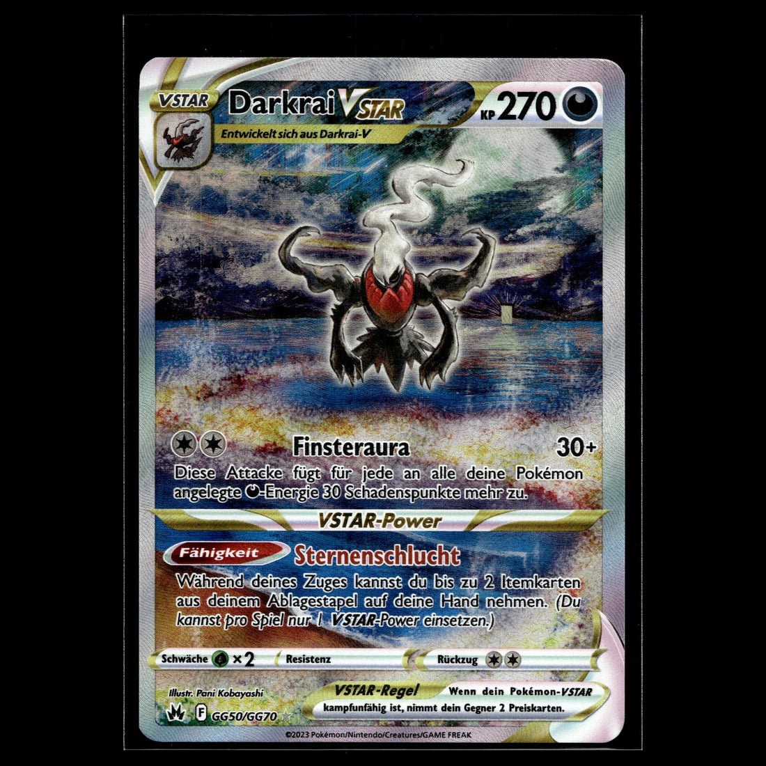 Darkrai VSTAR SR · Zenit der Könige · GG50/GG70 · Deutsch · (Near Mint-) - Bild 1