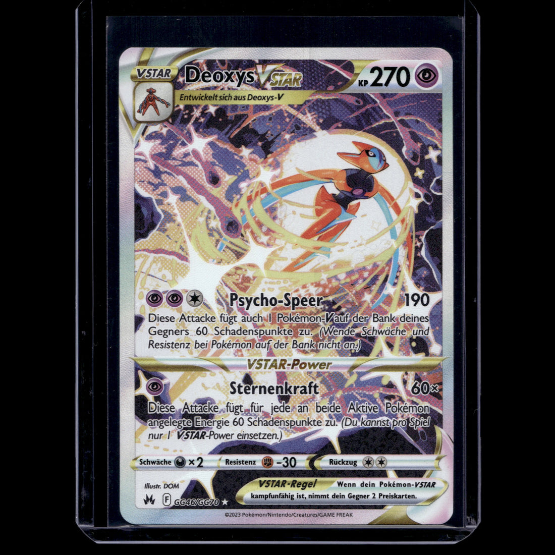 Deoxys VSTAR SR · Zenit der Könige · GG46/GG70 · Deutsch · (Near Mint) - Bild 1
