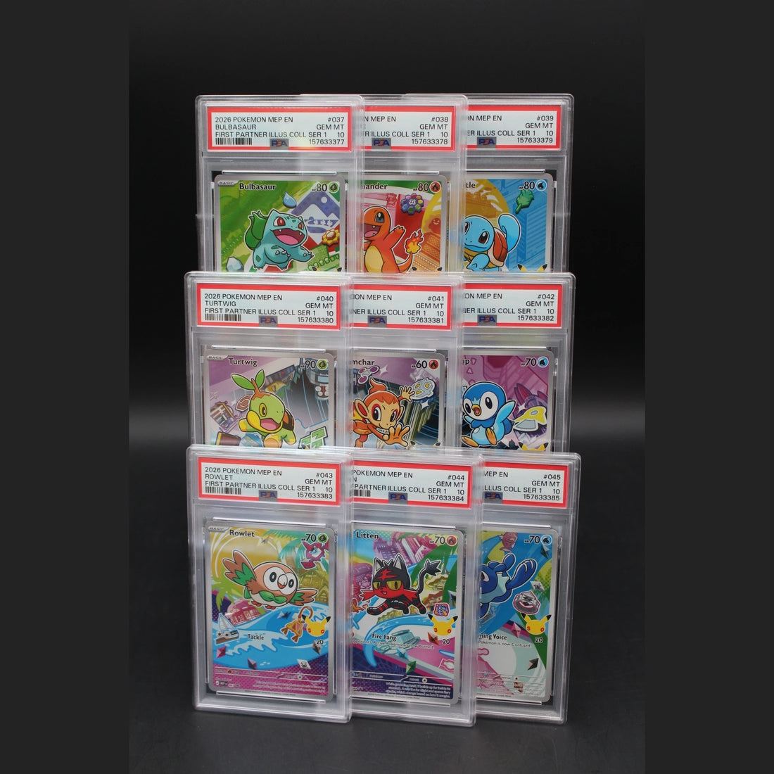 First Partner Series 1, 2 and 3 Complete · First Partner Illustration Collection Series 1 · 037 · Englisch · PSA 10 - Bild 1