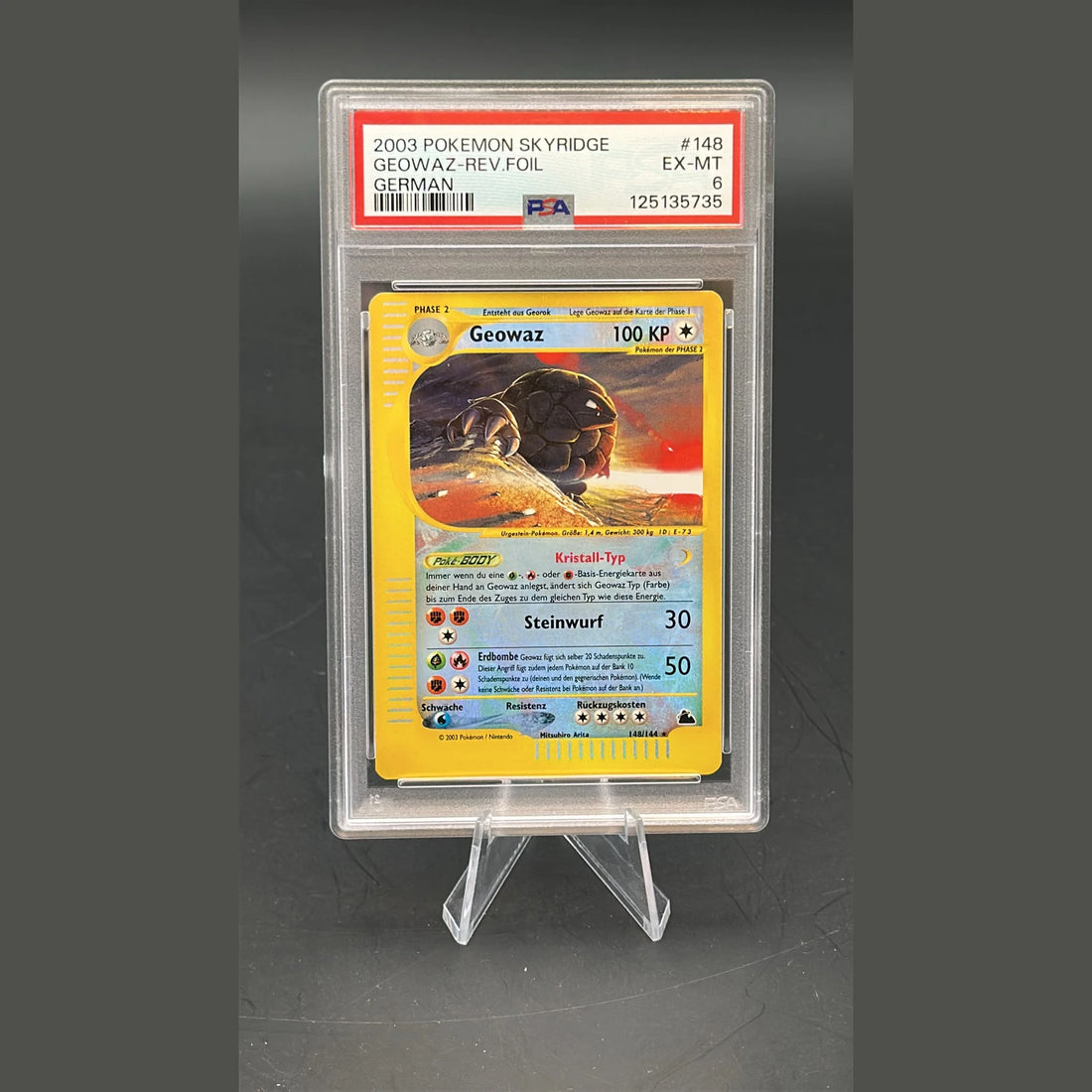 Geowaz Reverse · Skyridge · 148/144 · Deutsch · PSA 6 - Bild 1