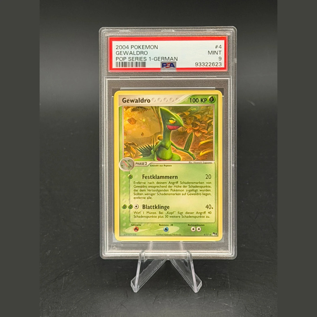 Gewaldro Holo · POP Series 1 · 4/17 · Deutsch · PSA 9 - Bild 1