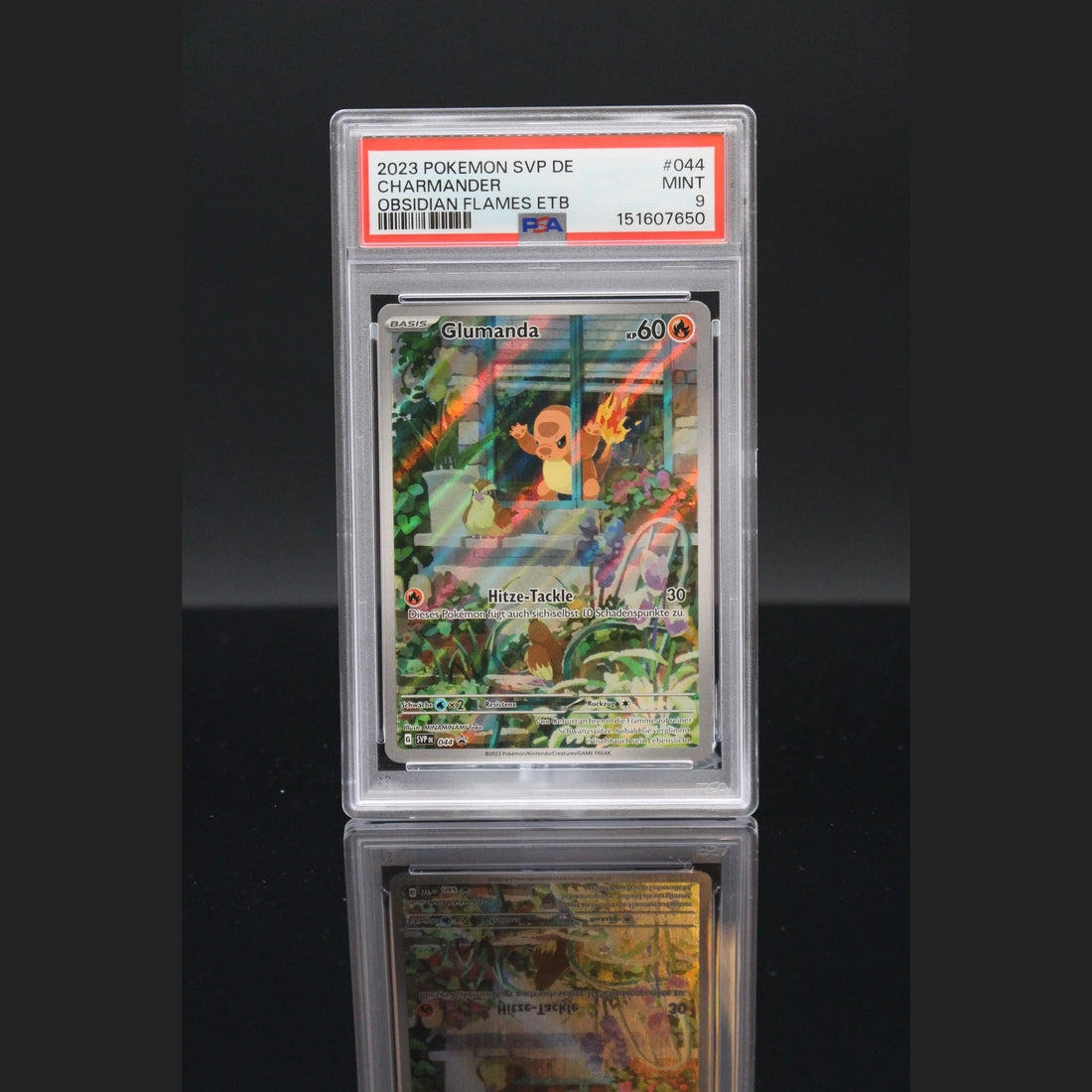 Glumanda Promo · Obsidian Flames ETB · 044 · Deutsch · PSA 9 - Bild 1