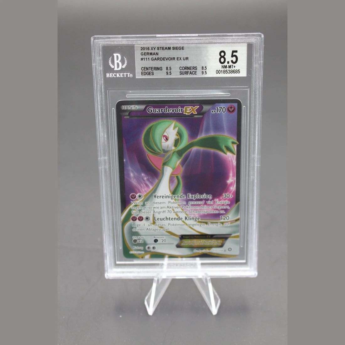 Guardevoir EX UR · Dampfkessel · 111/114 · Deutsch · BGS 8.5 - Bild 1