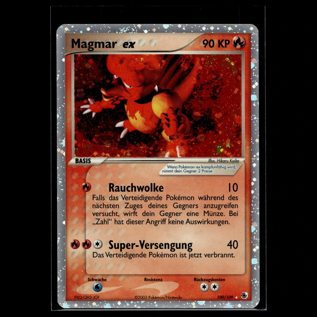 Magmar ex RR · EX Team Rocket Returns · 100/109 · Deutsch · (Good+) - Bild 1