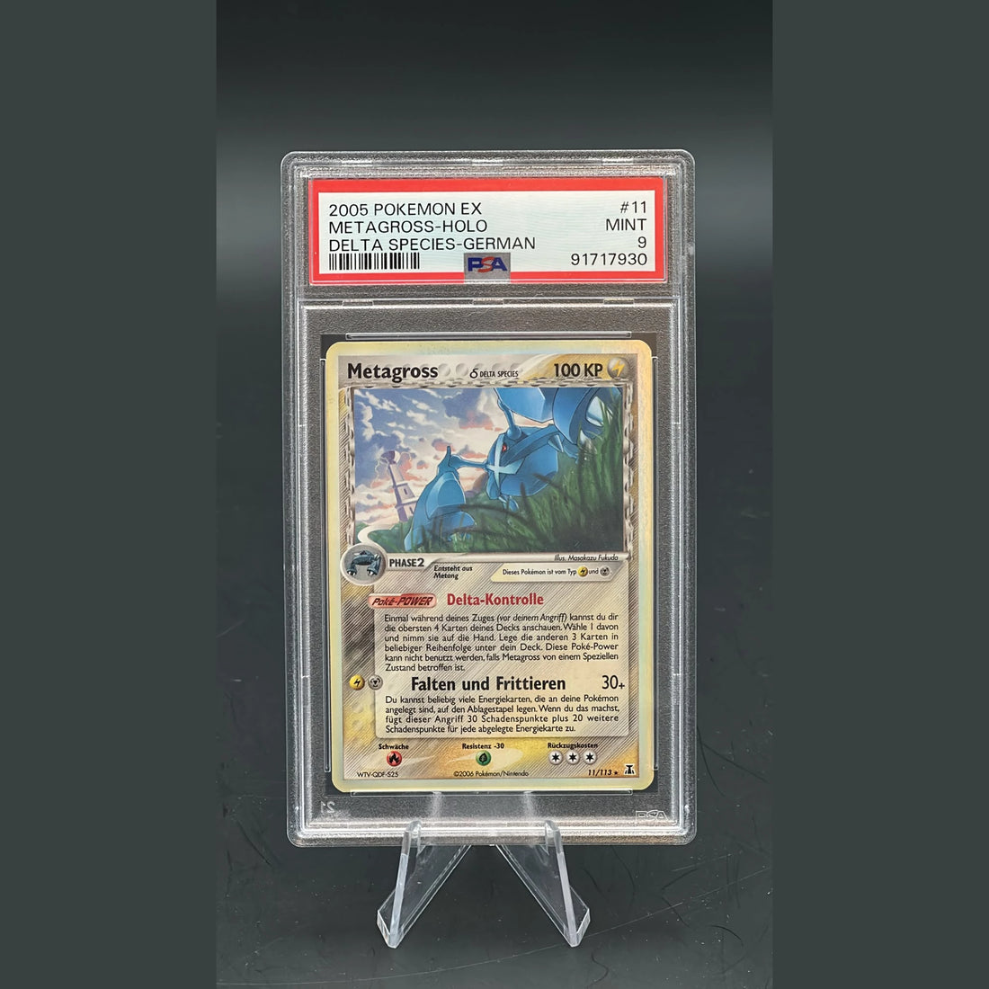 Metagross Delta Species Holo · EX · 11/113 · Deutsch · PSA 9 - Bild 1