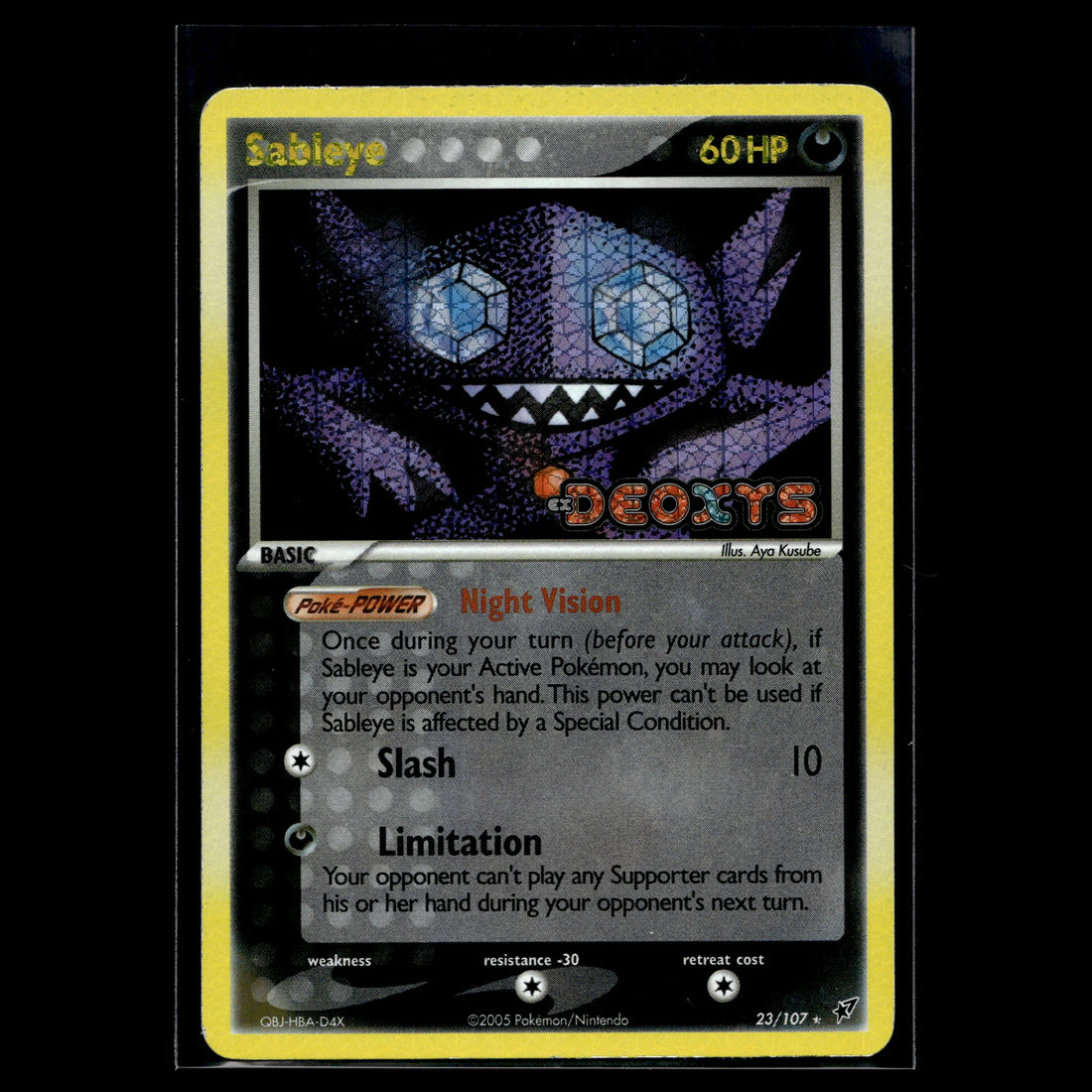 Sableye Holo · Deoxys · 23/107 · Englisch · (Good) - Bild 1