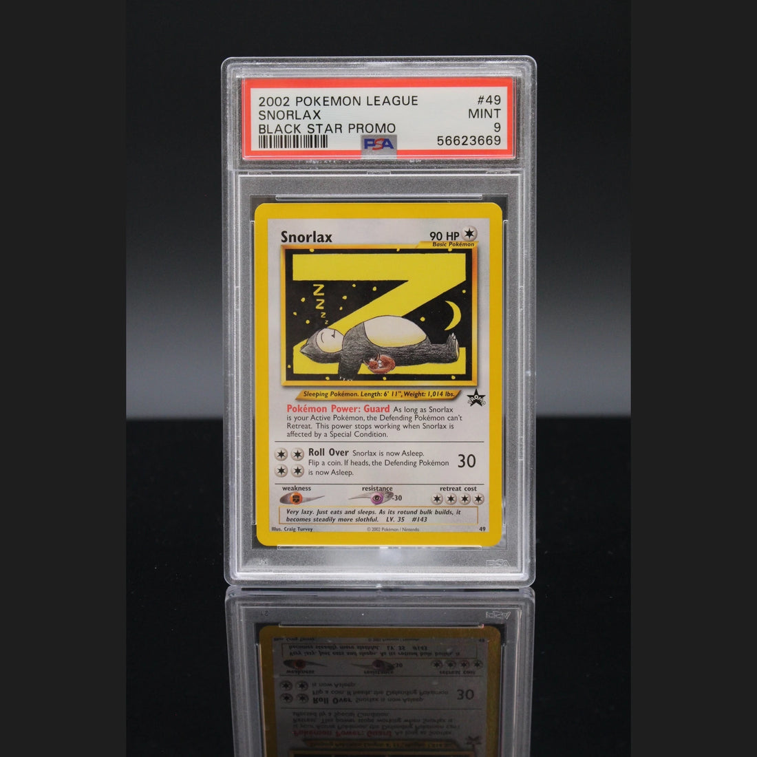 Snorlax · Black Star Promo · 49 · Englisch · PSA 9 - Bild 1