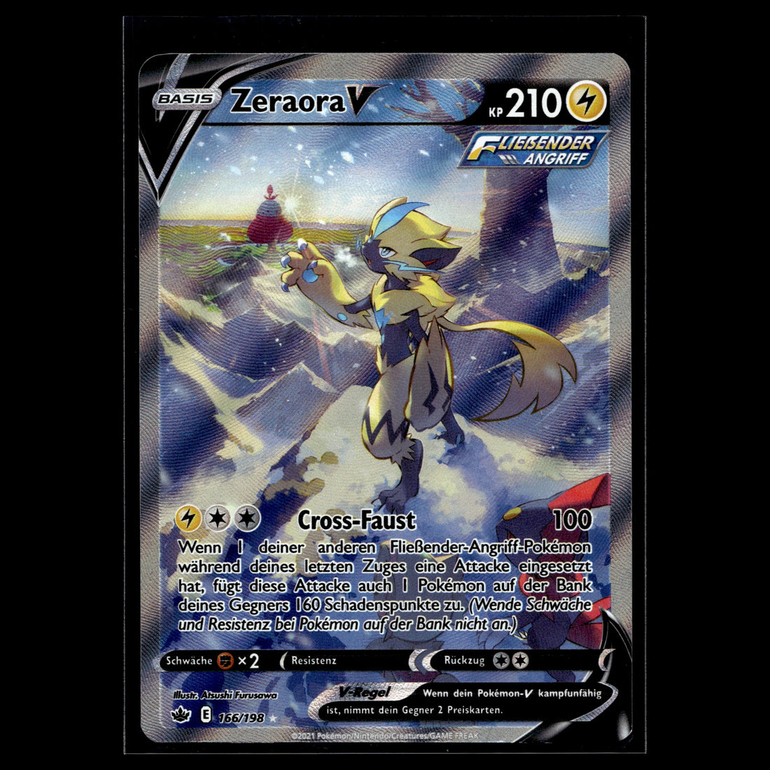Zeraora V SR · Schaurige Herrschaft · 166/198 · Deutsch · (Near Mint-) - Bild 1