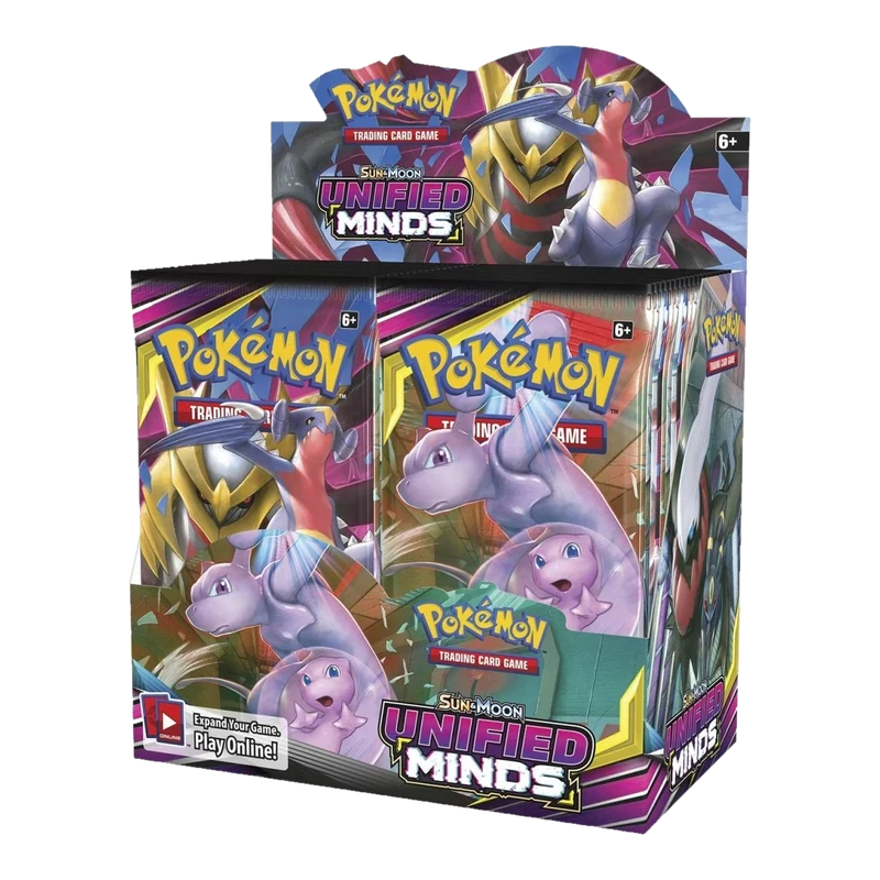 Versiegeltes Booster-Display Sonne & Mond: Unified Minds, englisch