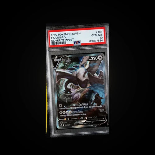 Graded Pokémon Karte: PSA 10 Lugia V im Slab