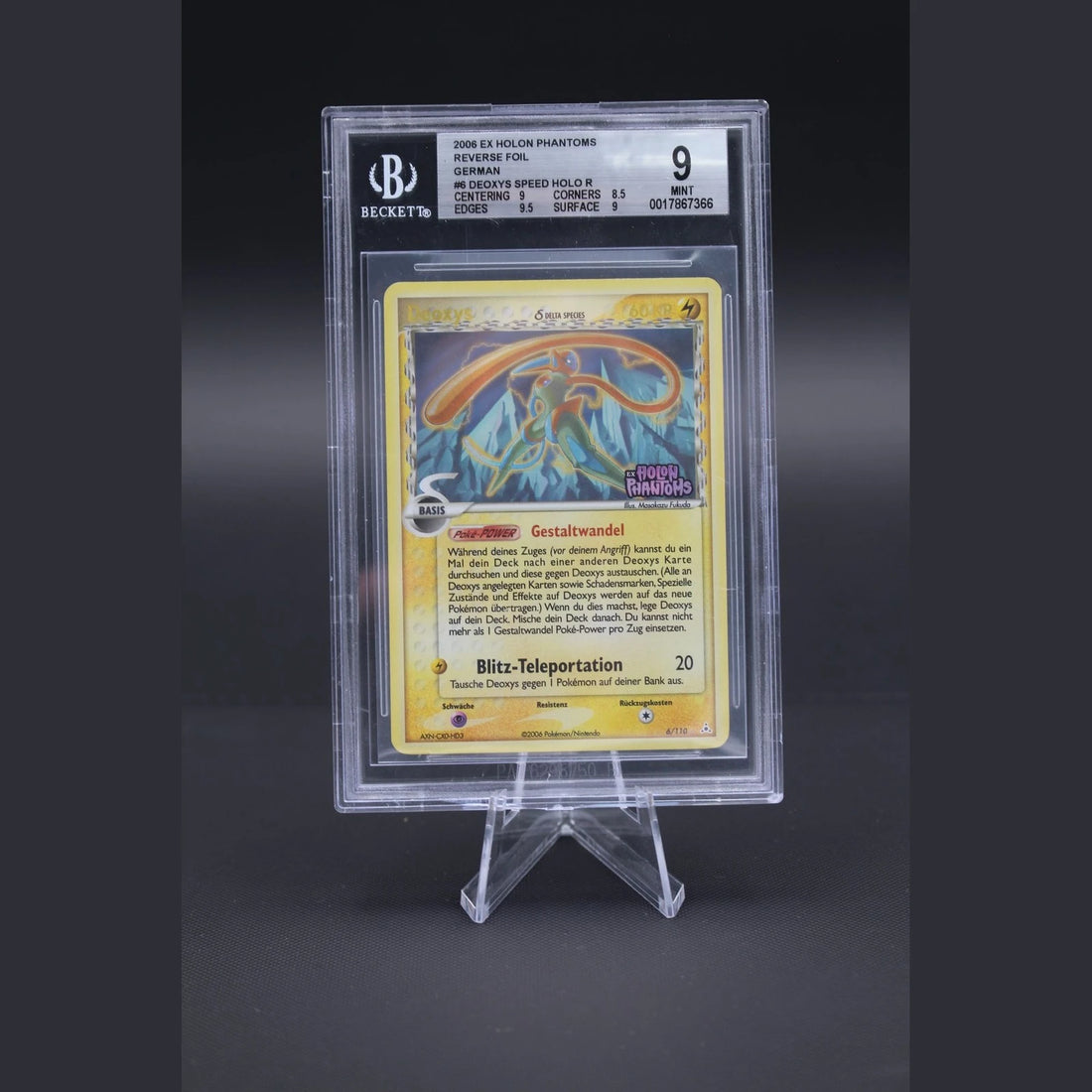 Deoxys · EX Holon Phantoms · 6/110 · Deutsch · BGS 9 - Bild 1