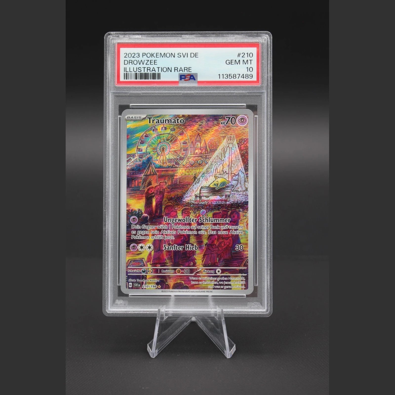 Traumato · Karmesin & Purpur · 210/198 · Deutsch · PSA 10 - Bild 1