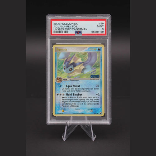 Aquana · EX Unseen Forces · 19/115 · Deutsch · PSA 9 - Bild 1