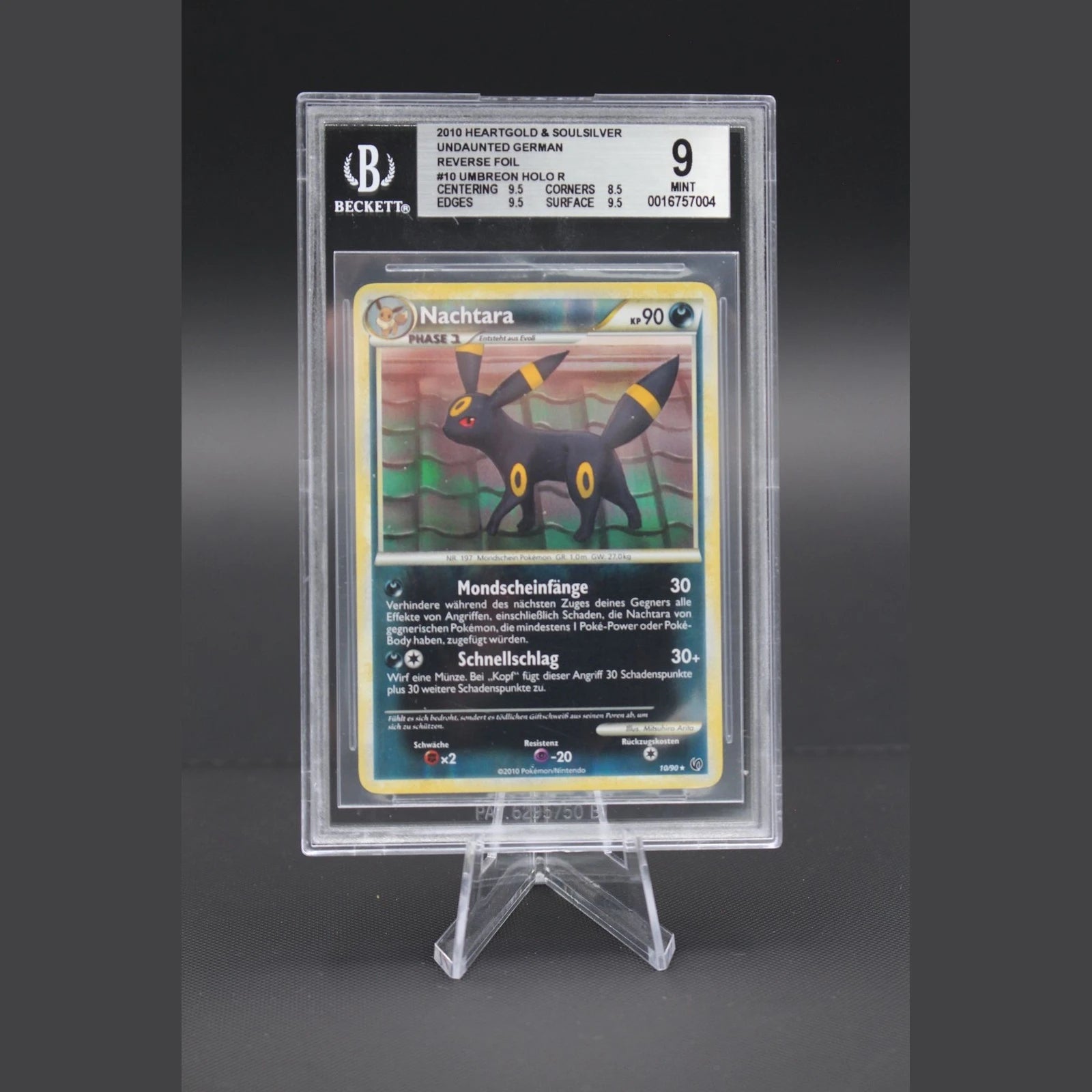 Nachtara · HeartGold & SoulSilver Undaunted · 10/90 · Deutsch · BGS 9 - Bild 1