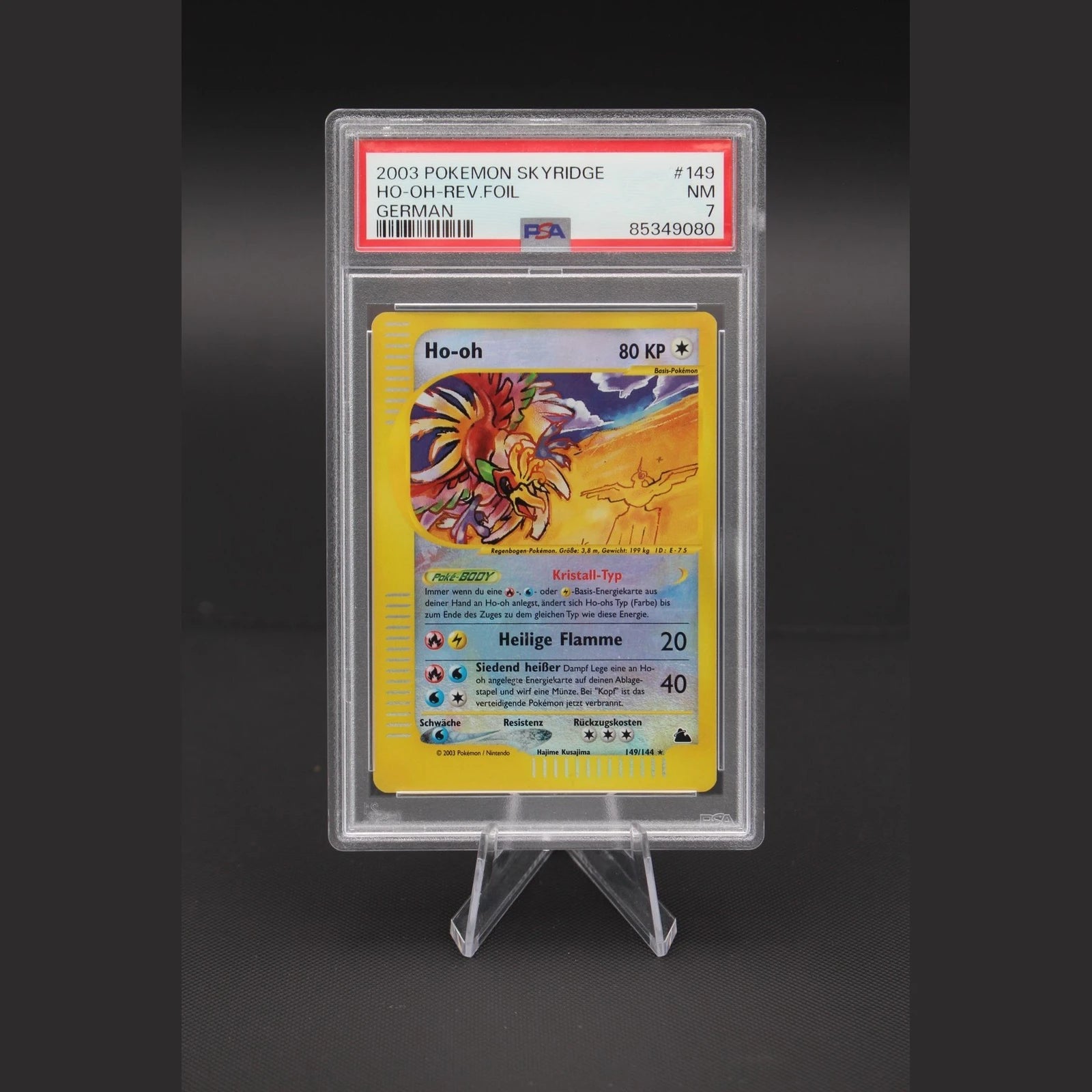 Ho-oh · Skyridge · 149/144 · Deutsch · PSA 7 - Bild 1