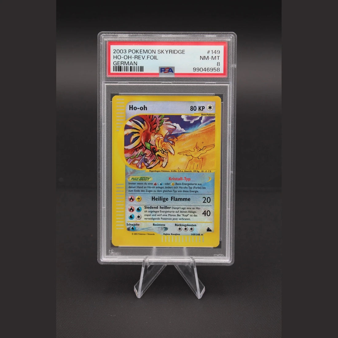Ho-oh · Skyridge · 149/144 · Deutsch · PSA 8 - Bild 1