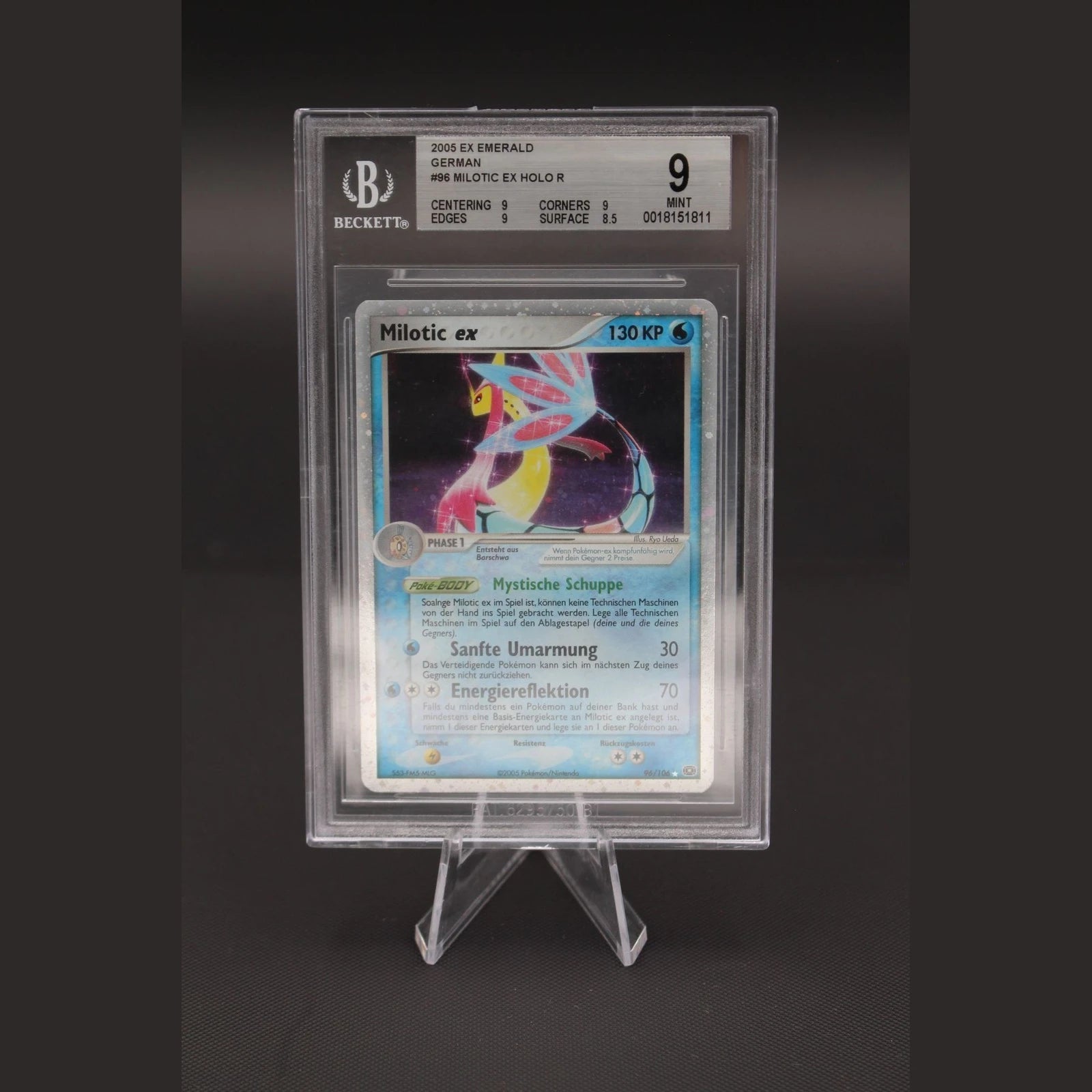 Milotic ex · EX Emerald · 96/106 · Deutsch · BGS 9 - Bild 1
