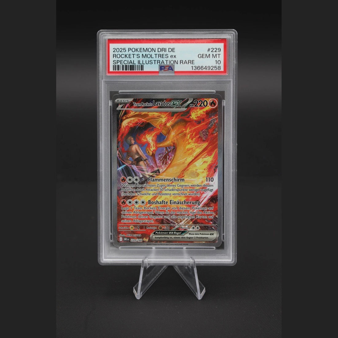Team Rockets Lavados ex · Destined Rivals · 229/182 · Deutsch · PSA 10 - Bild 1