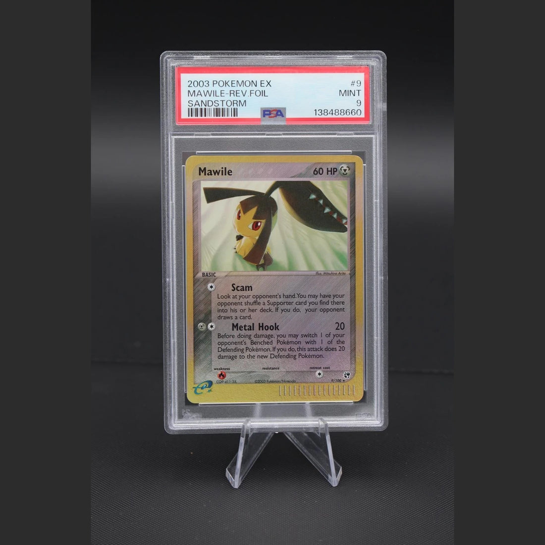 Mawile · Sandstorm · 9/100 · Englisch · PSA 9 - Bild 1