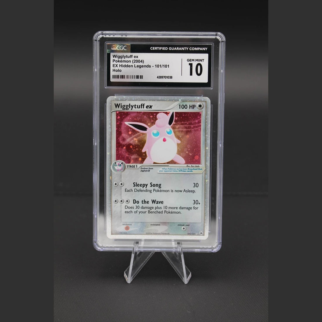 Wigglytuff ex · EX Hidden Legends · 101/101 · Englisch · CGC 10 - Bild 1