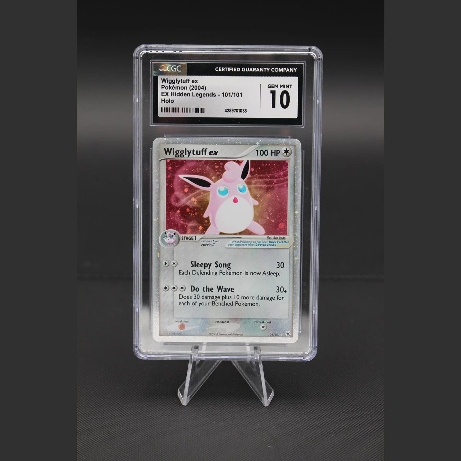 Wigglytuff ex · EX Hidden Legends · 101/101 · Englisch · CGC 10 - Bild 1