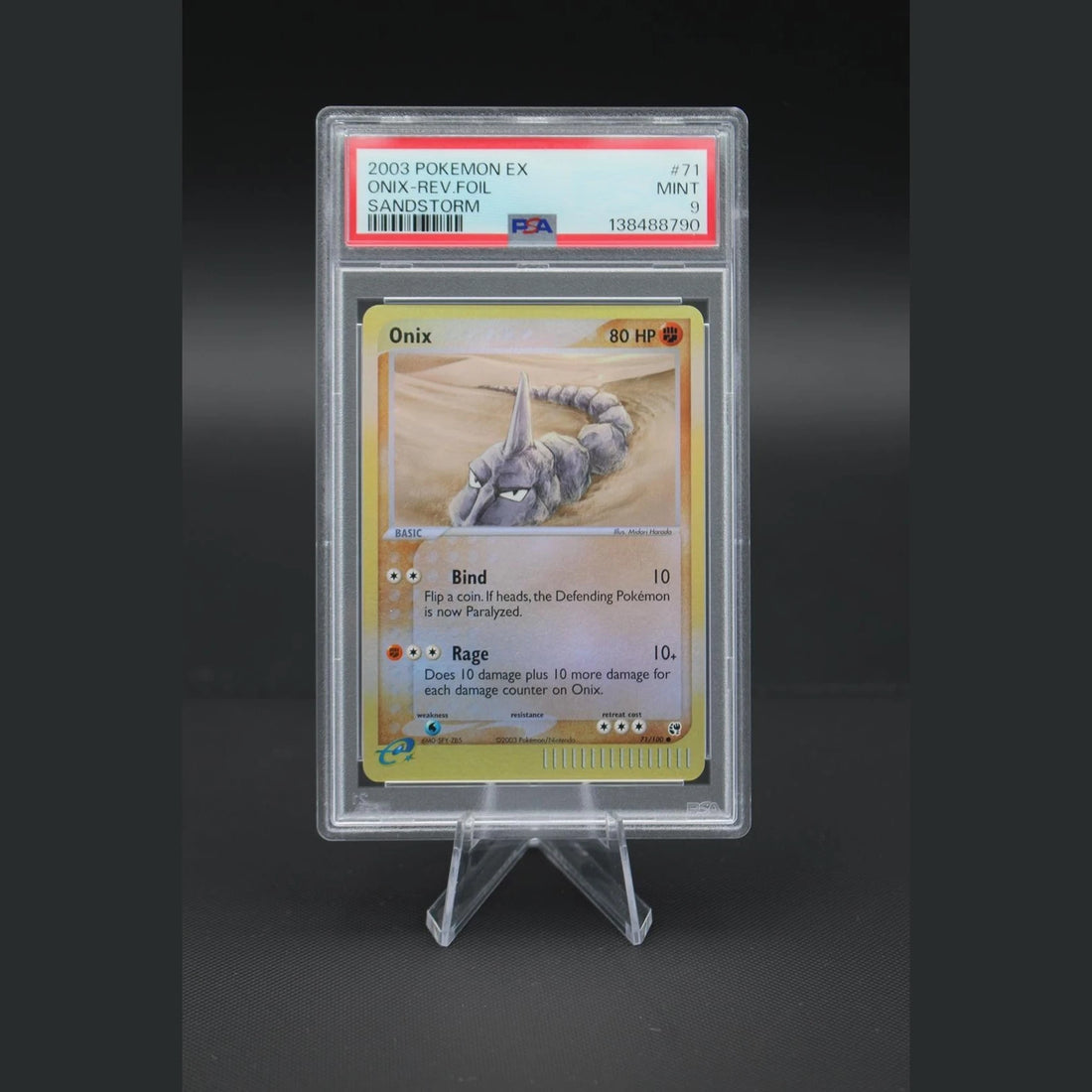 Onix · Sandstorm · 73/100 · Englisch · PSA 9 - Bild 1