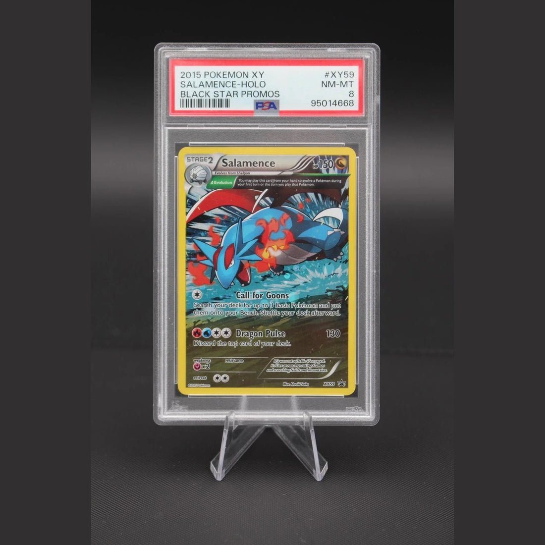 Salamence · XY Black Star Promos · XY59 · Englisch · PSA 8 - Bild 1