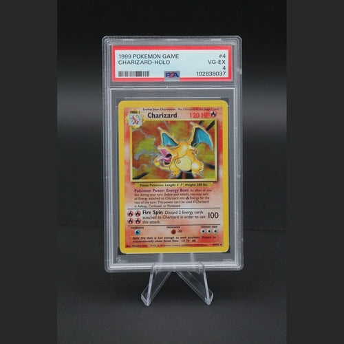 Charizard · Base Set · 4/102 · Englisch · PSA 4 - Bild 1