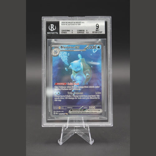 Blastoise ex · Scarlet & Violet 151 · 200/165 · Englisch · BGS 9 - Bild 1