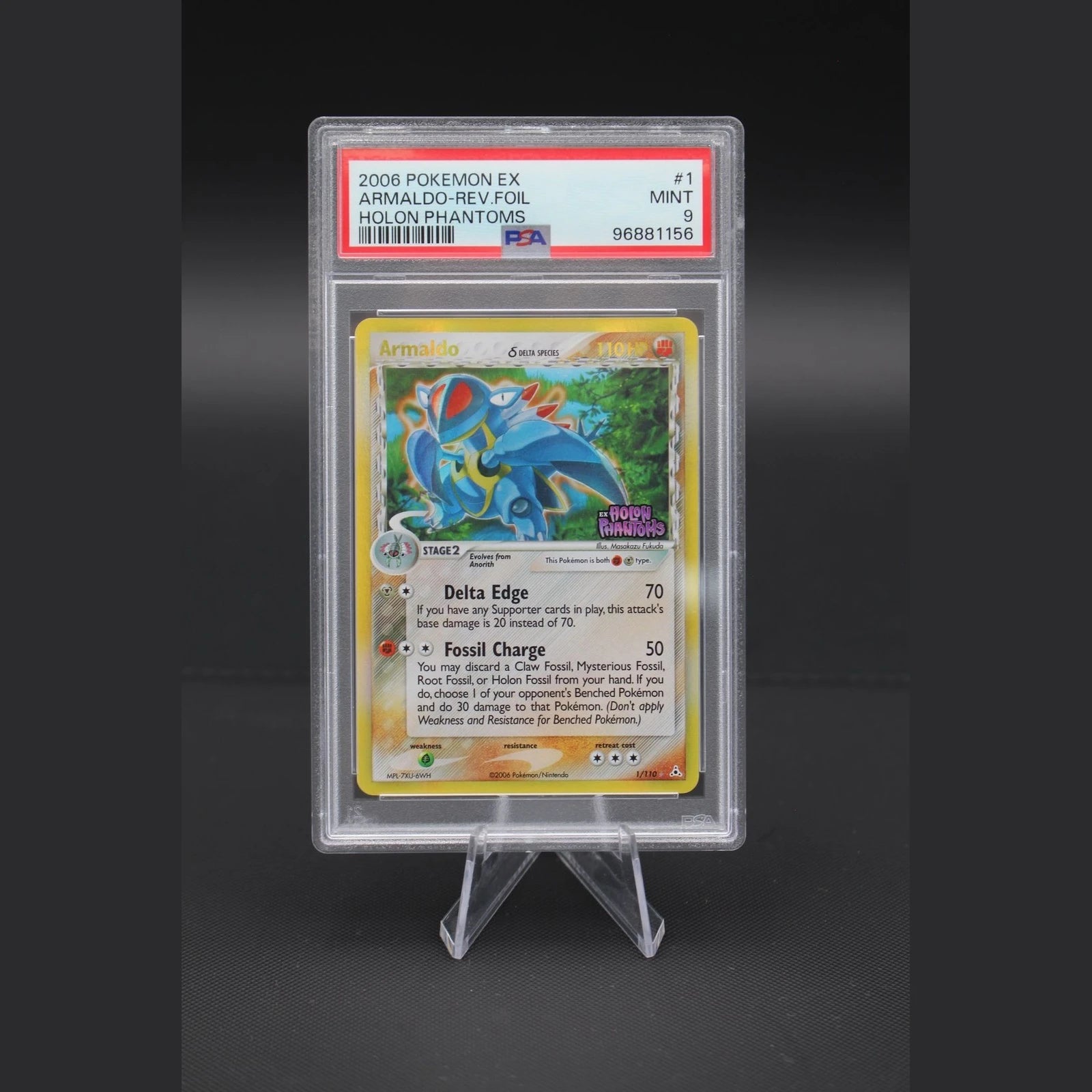 Armaldo · Holon Phantoms · 1/110 · Englisch · PSA 9 - Bild 1