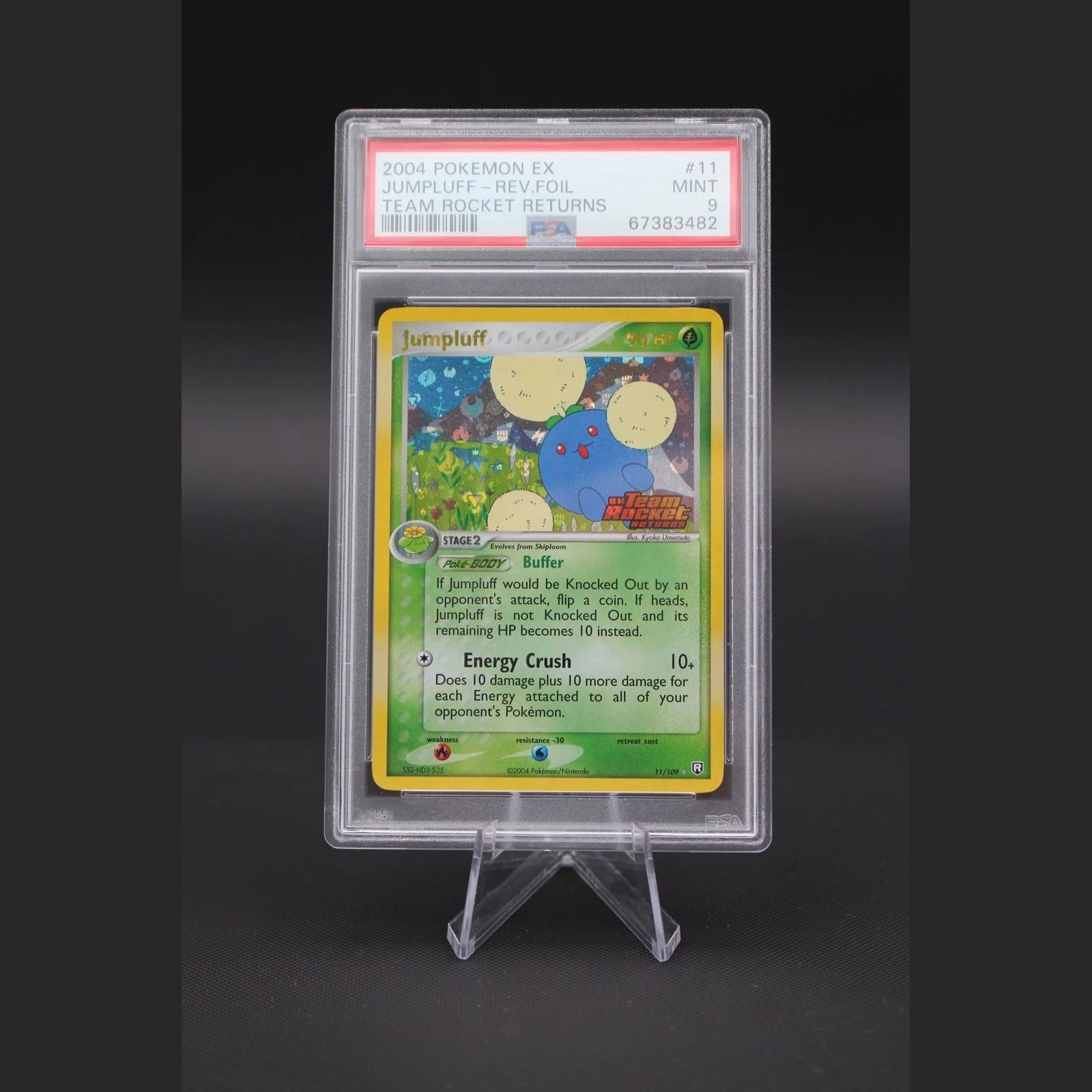 Jumpluff · Team Rocket Returns · 11/109 · Englisch · PSA 9 - Bild 1