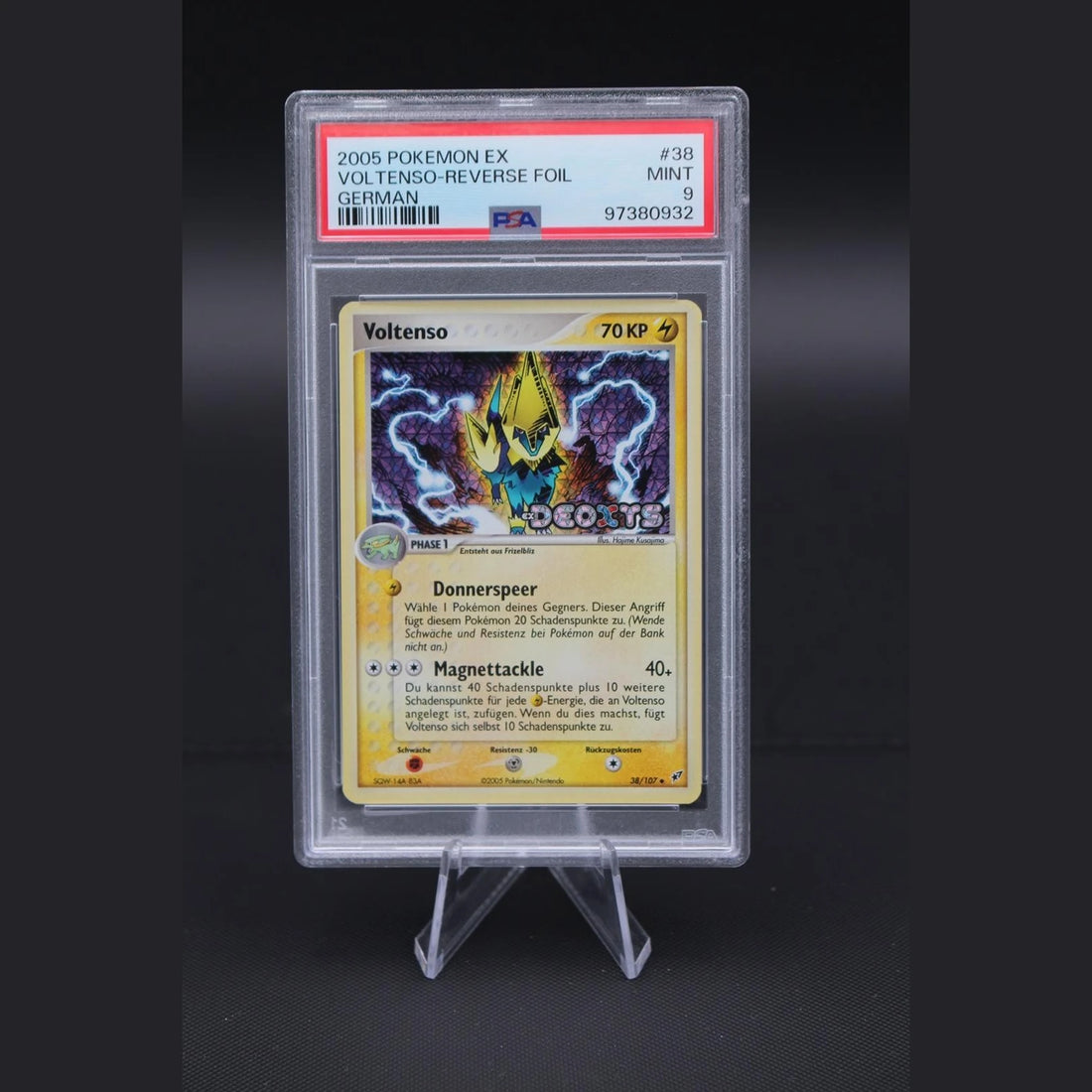 Voltenso · EX Deoxys · 38/107 · Deutsch · PSA 9 - Bild 1