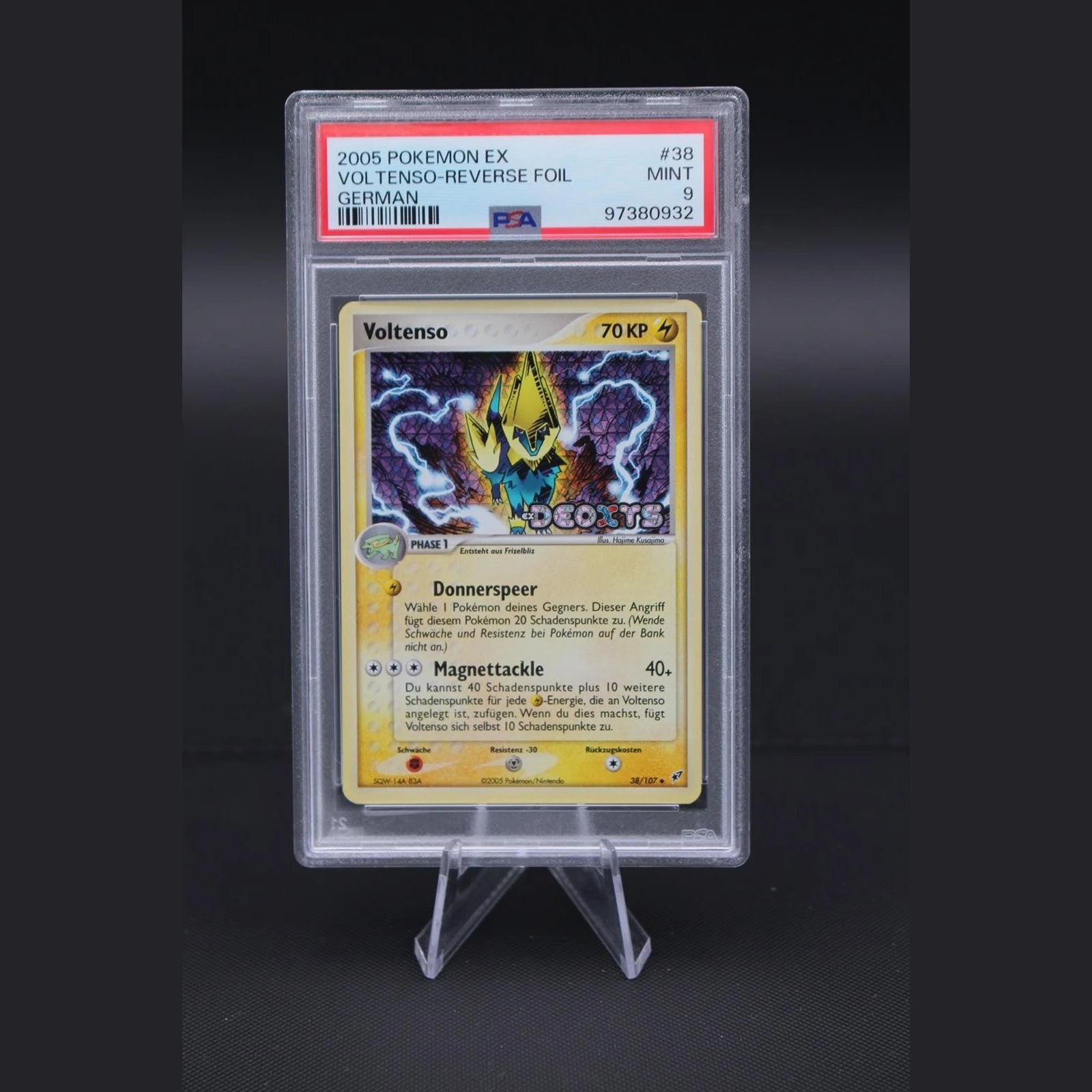 Voltenso · EX Deoxys · 38/107 · Deutsch · PSA 9 - Bild 1