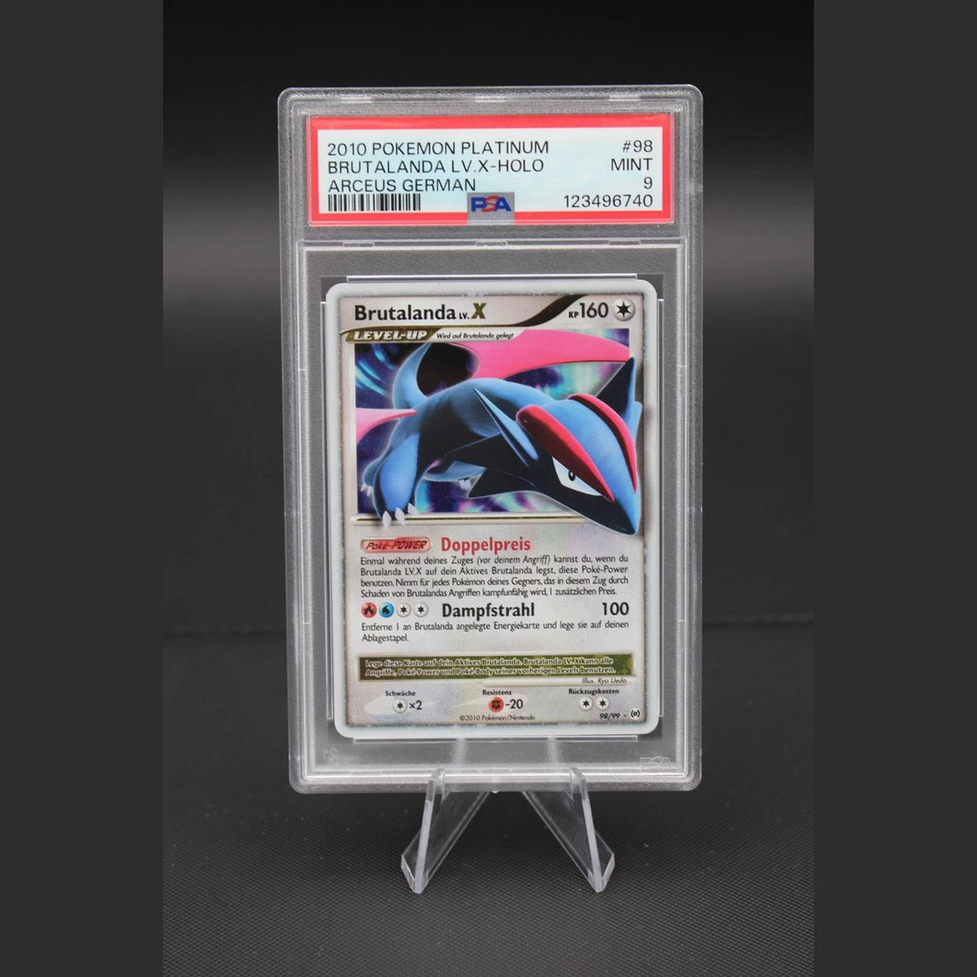 Brutalanda LV.X · Platinum Arceus · 98/99 · Deutsch · PSA 9 - Bild 1