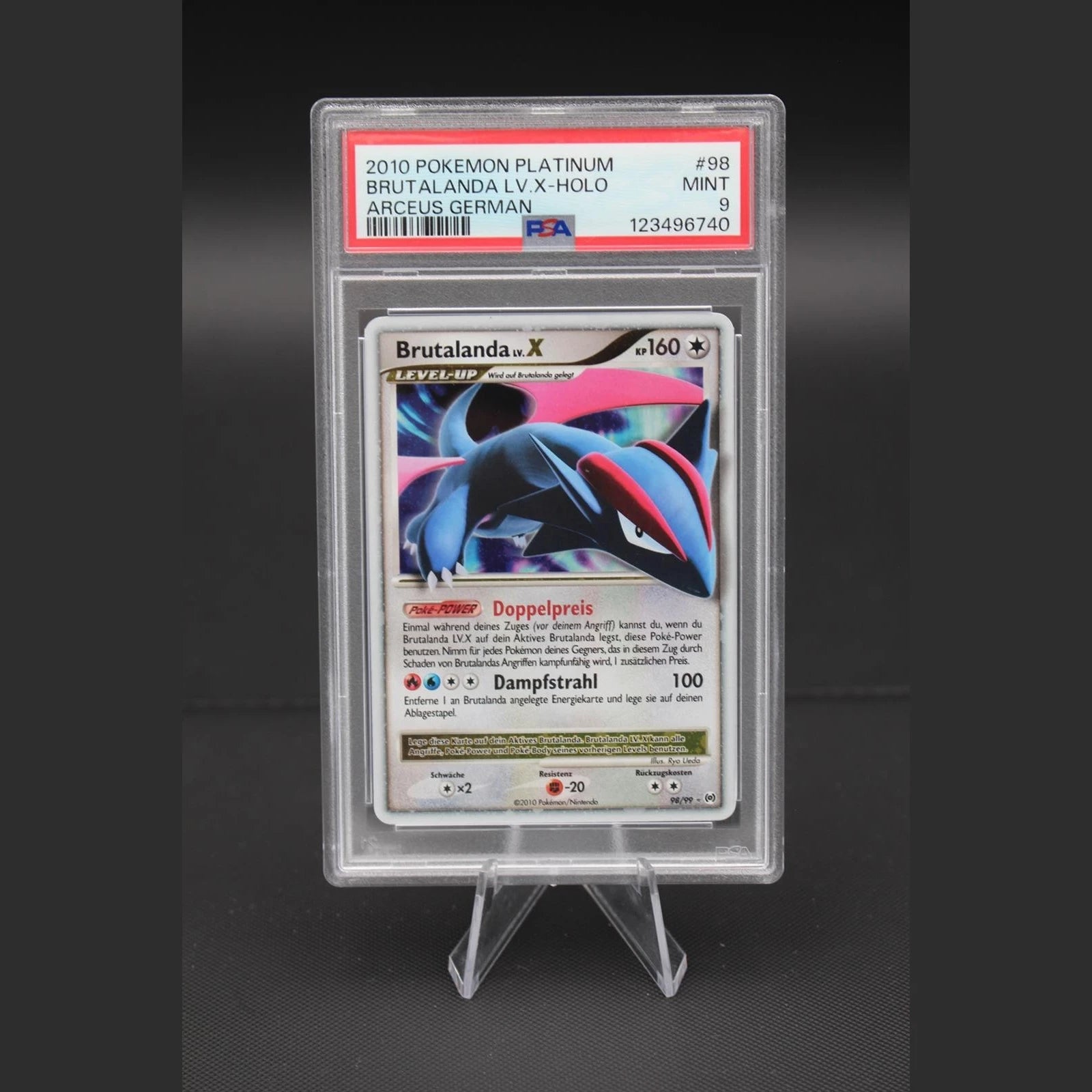 Brutalanda LV.X · Platinum Arceus · 98/99 · Deutsch · PSA 9 - Bild 1