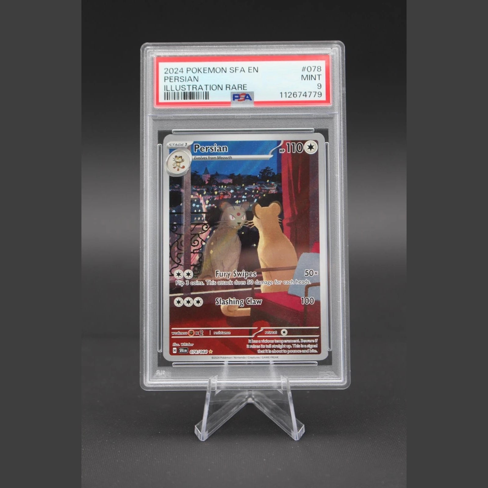 Persian · Shrouded Fable · 078/064 · Englisch · PSA 9 - Bild 1