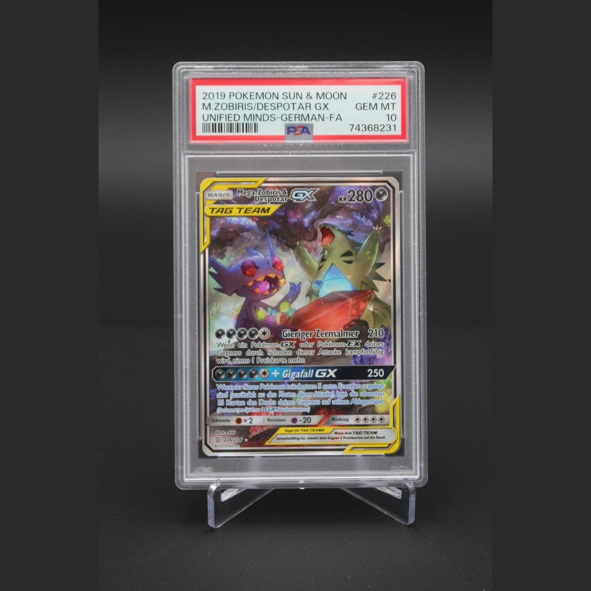 Mega-Zobiris & Despotar GX · Bund der Gleichgesinnten · 226/236 · Deutsch · PSA 10 - Bild 1