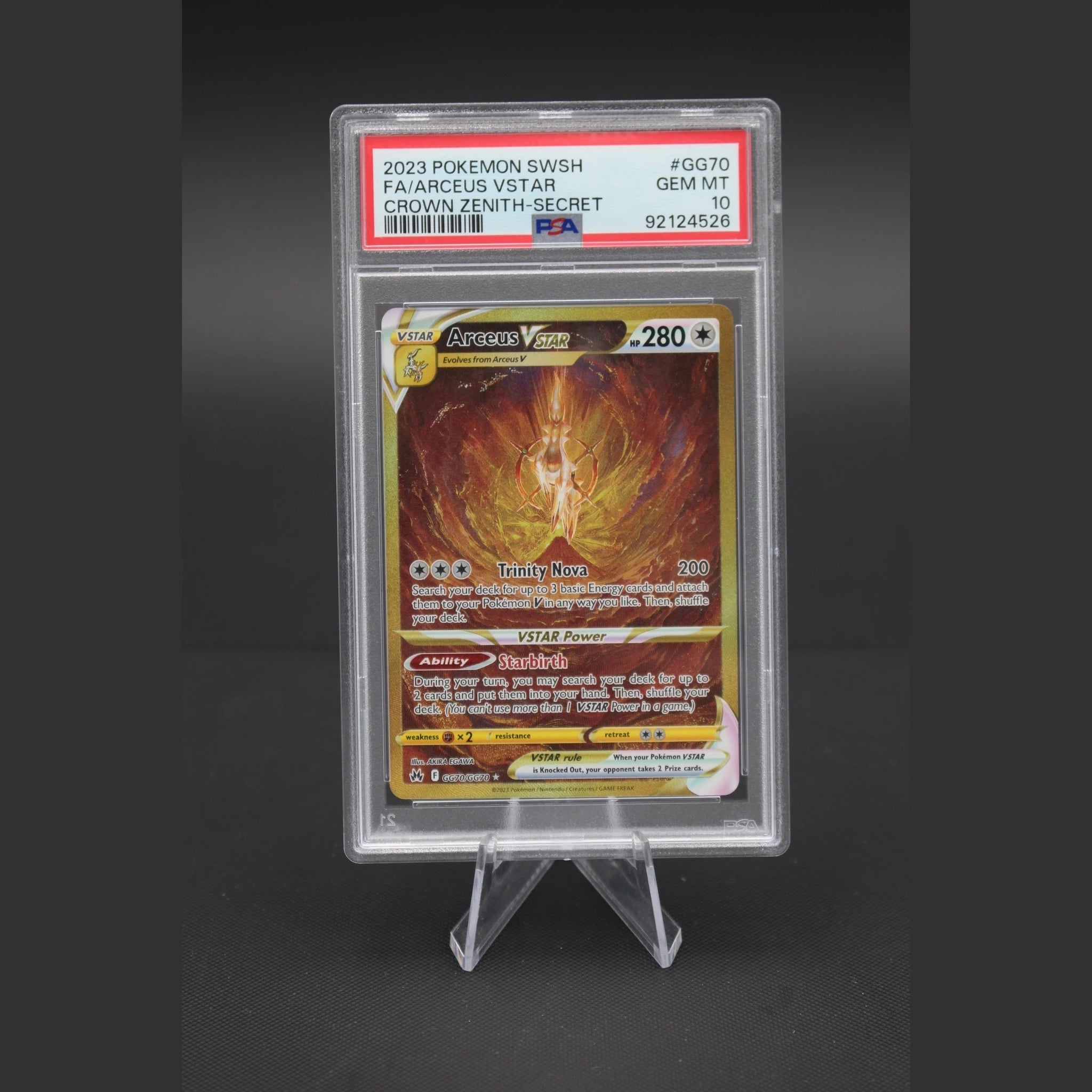 Arceus VSTAR · Crown Zenith · GG70/GG70 · Englisch · PSA 10 - Bild 1