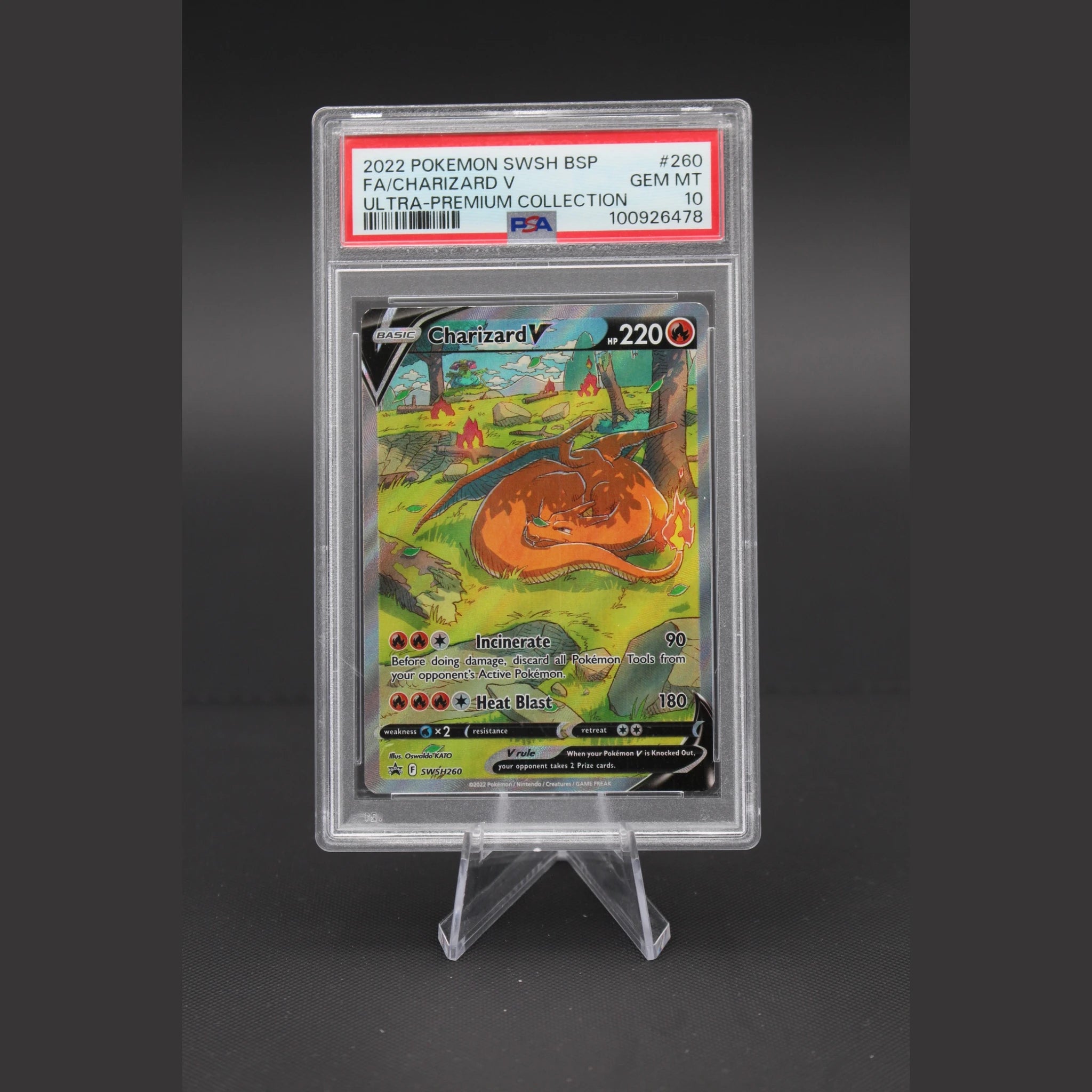 Charizard V · SWSH Black Star Promos · SWSH260 · Englisch · PSA 10 - Bild 1