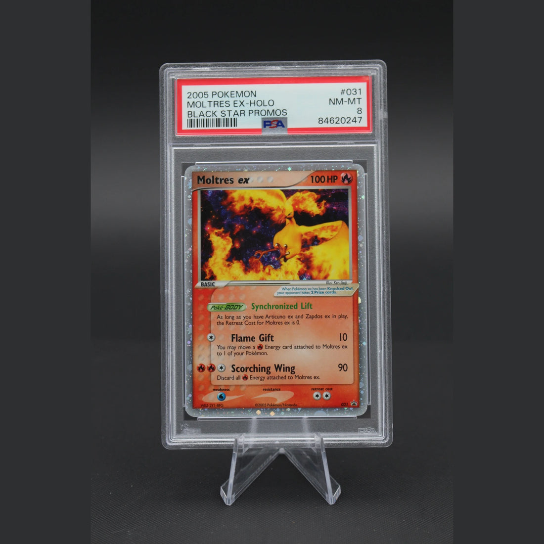 Moltres ex · Black Star Promos · 031 · Englisch · PSA 8 - Bild 1
