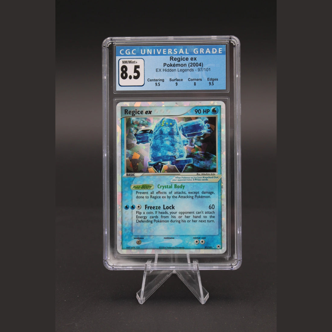 Regice ex · EX Hidden Legends · 97/101 · Englisch · CGC 8.5 - Bild 1
